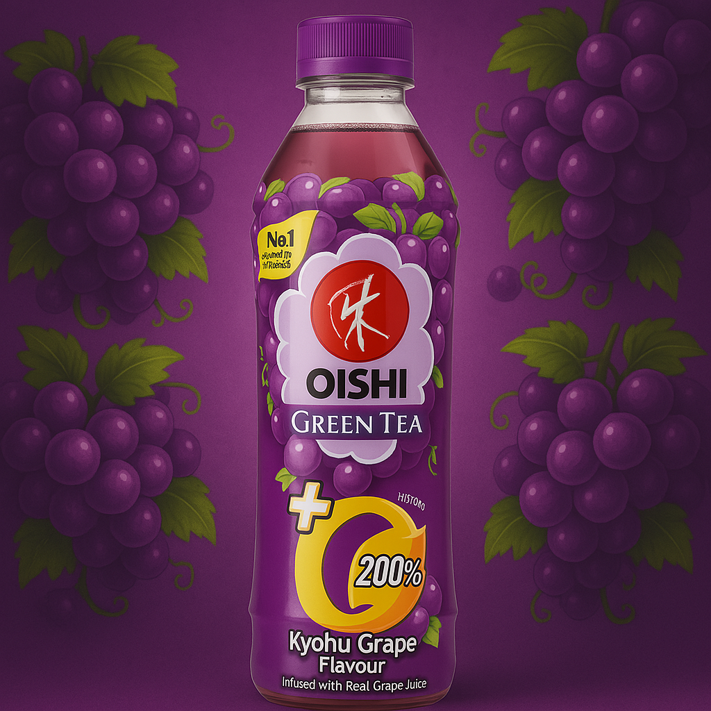✨🍇 OISHI GREEN TEA – KYOHO GRAPE FLAVOUR 🍇✨